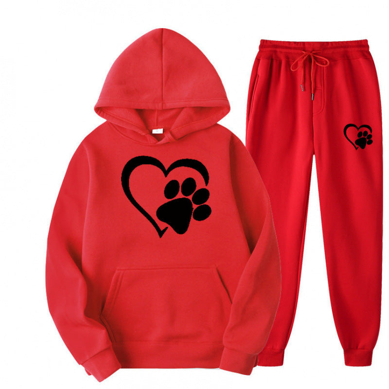 Mens And Womens Printed Hoodie Sets For Fall And Winter