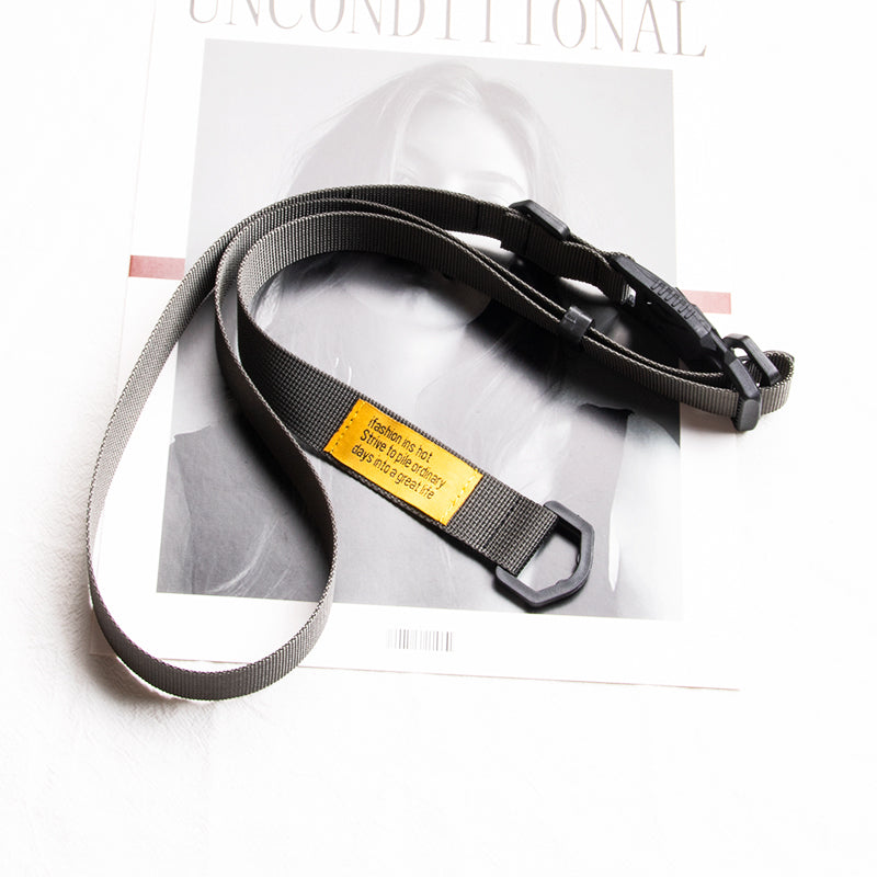 Magnetic Buckle Overalls Canvas Belt Men And Women