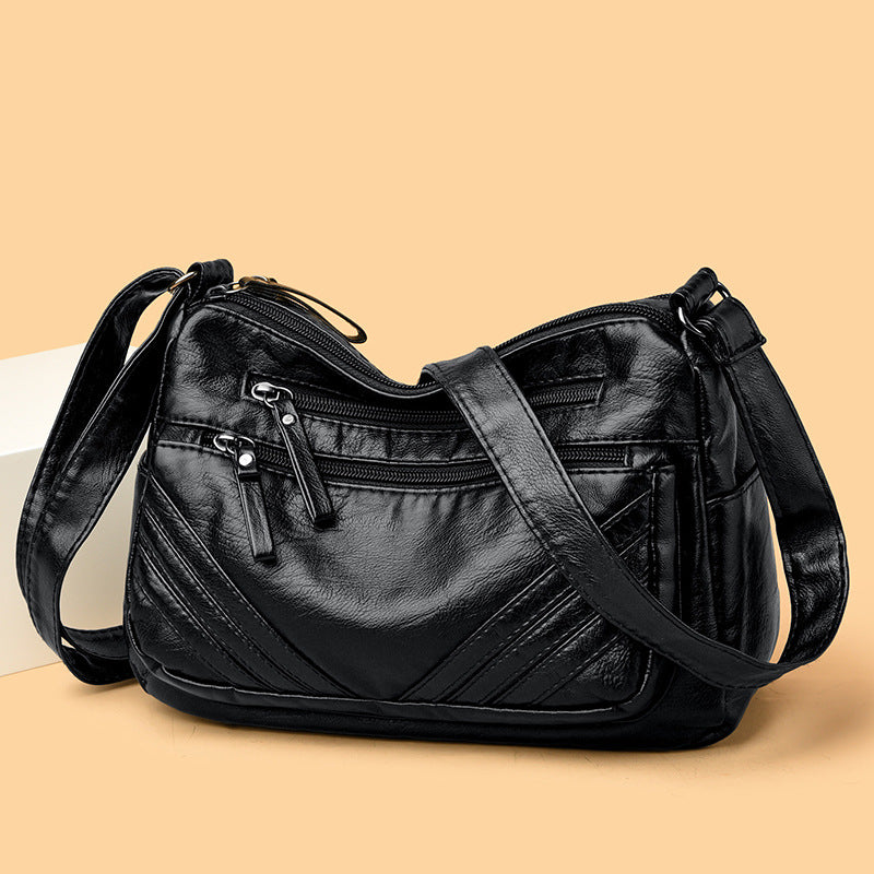 Retro-textured Minimalist Versatile And Stylish Crossbody Shoulder Bag