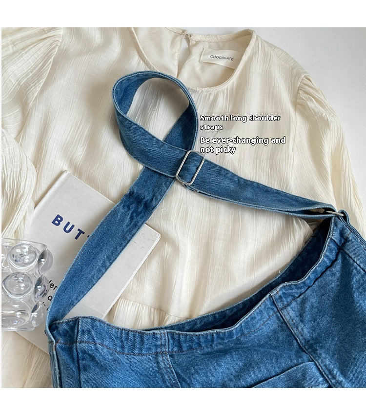 Casual Summer One Shoulder Crossbody Denim Bag