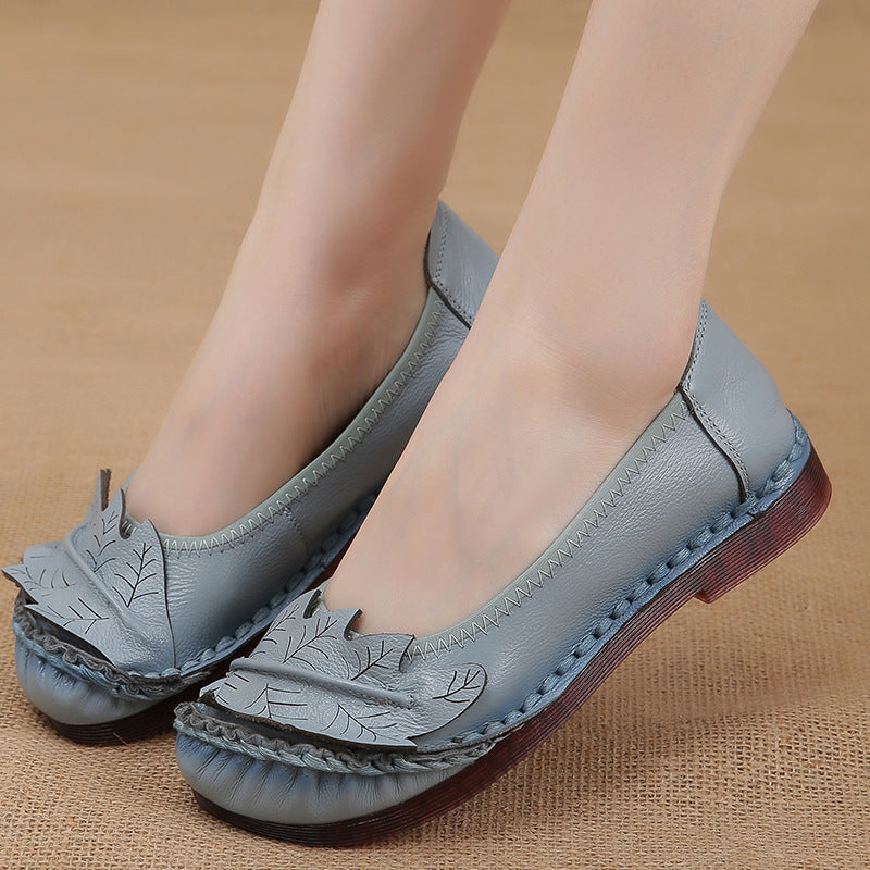 Oxford Flat Women's Leather Flat Shoes