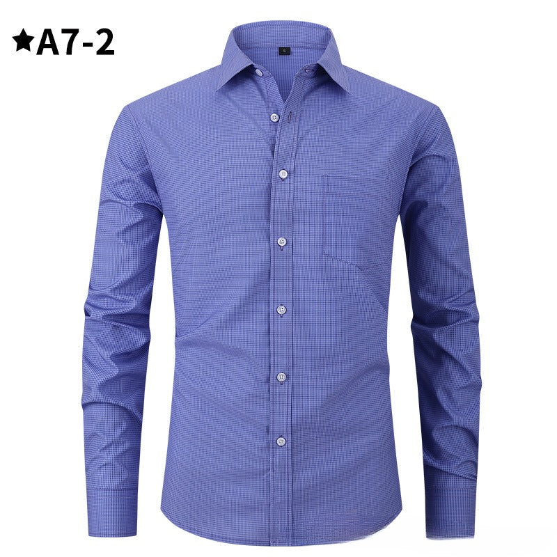 Commute Minimalist Leisure Men's Plaid Shirt