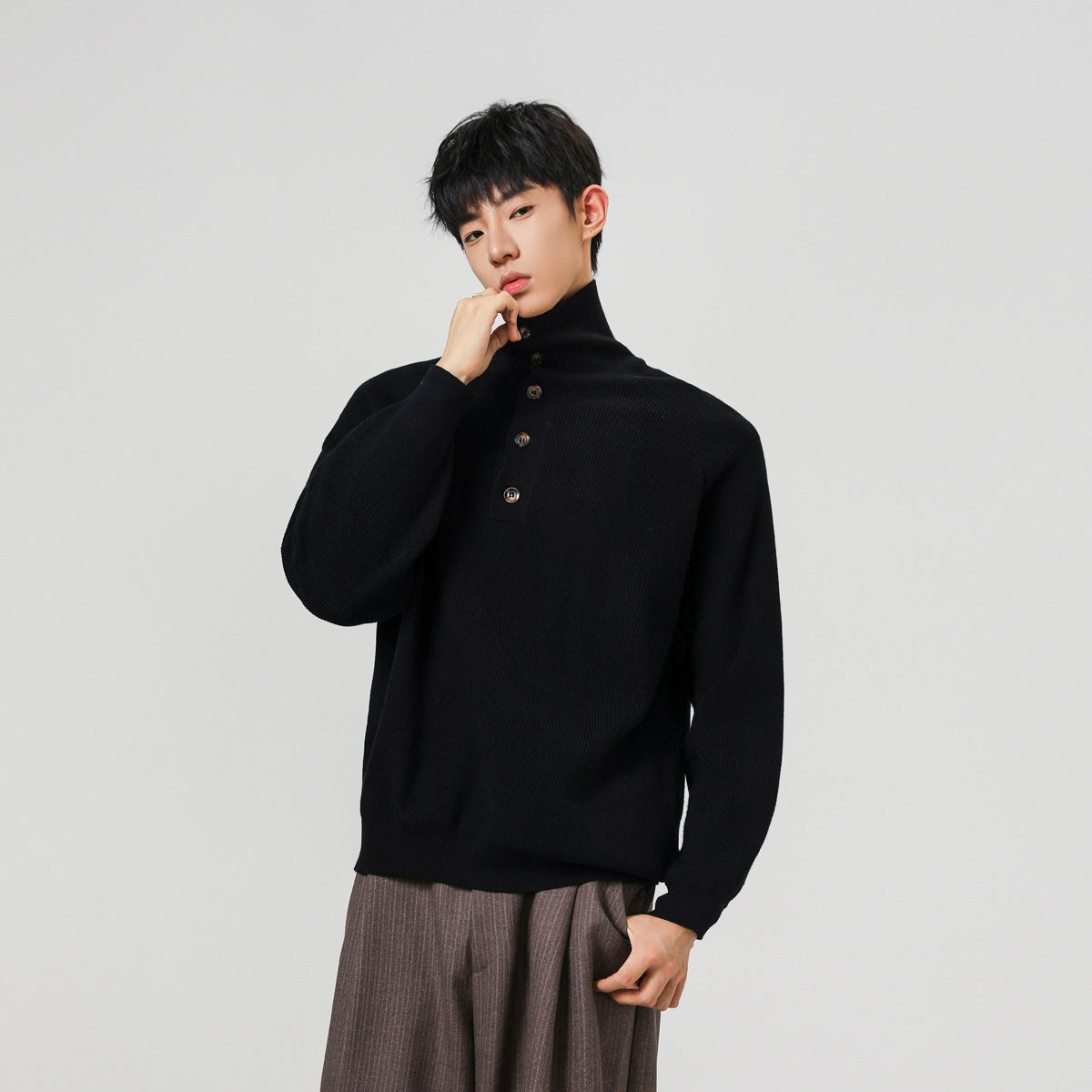 Men's Korean Style Trendy Turtleneck Sweater