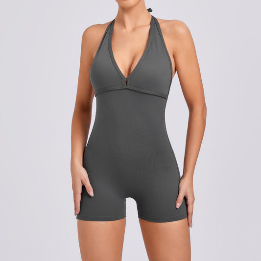 Skinny Peach Hip Jumpsuit Beauty Back Yoga Pants