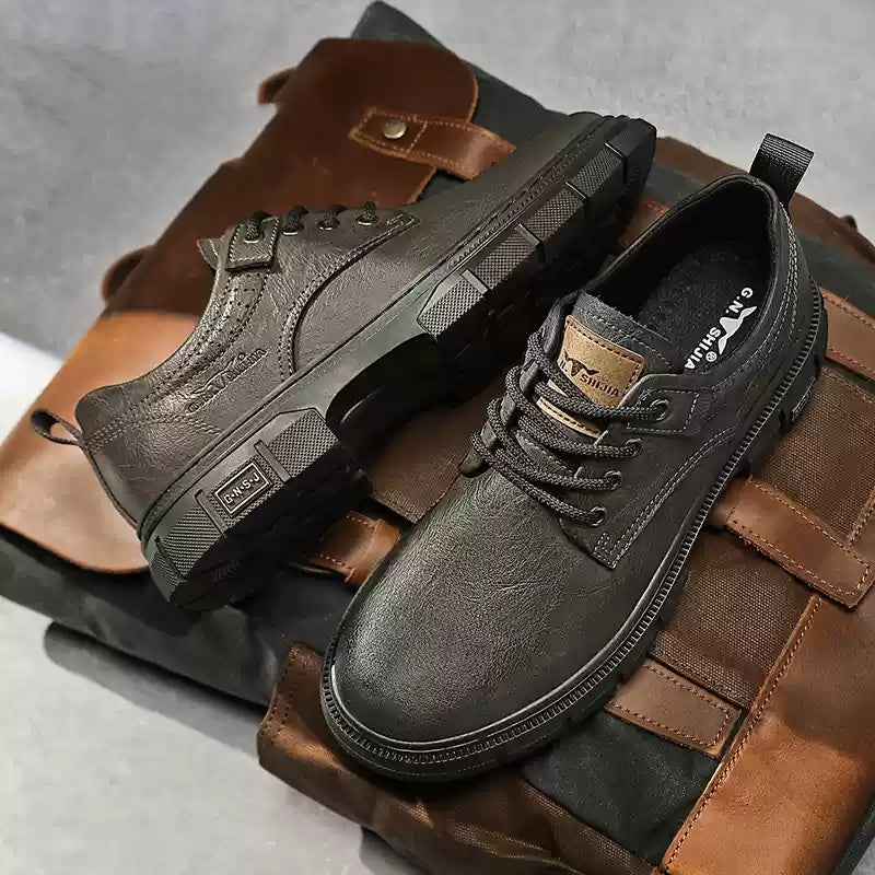 New Spring And Autumn Business Casual Leather Shoes Men