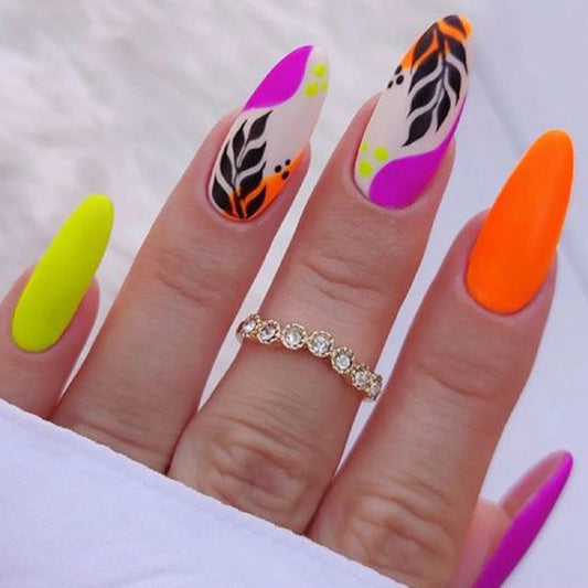 Wear Armour Medium Almond Armour Frosted Nail Stickers
