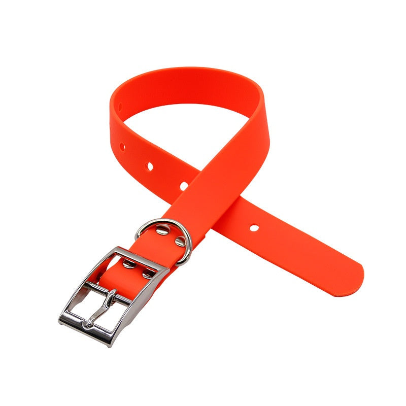 Factory Wholesale PVC Plastic Waterproof Dog Collar Wear-resistant Dog Collar Out Dog Traction Collar Pet Supplies
