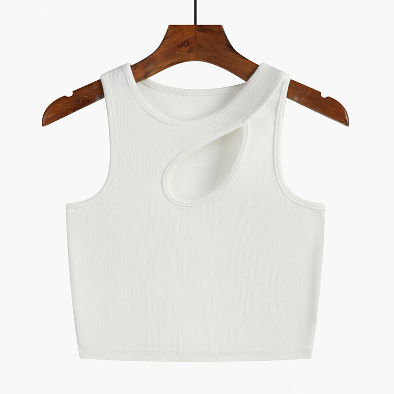 Women's Short Slim Vest Suspenders Early Spring