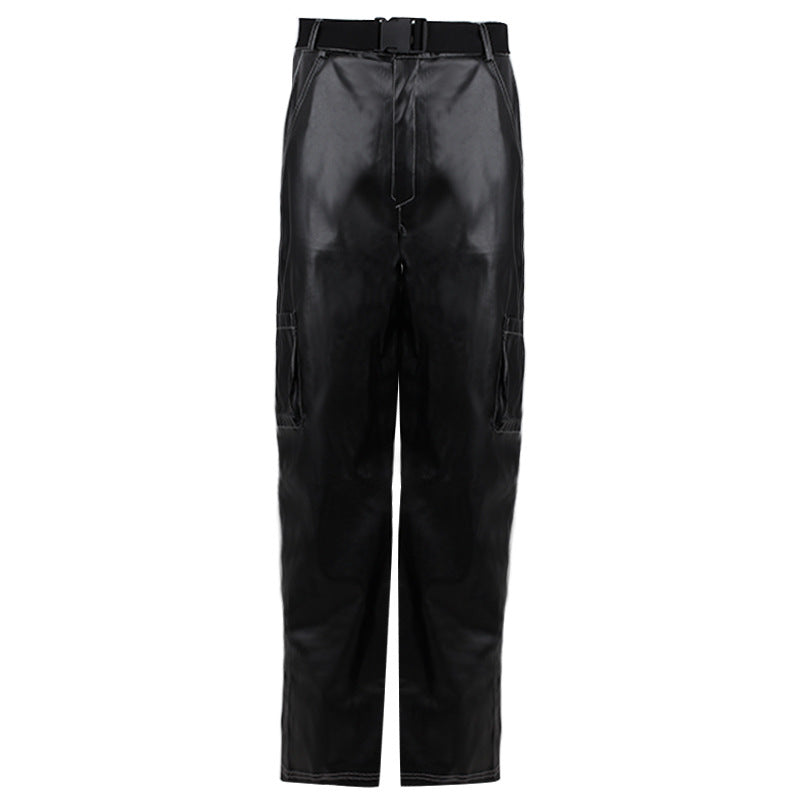 Women With High Waist Straight Trousers