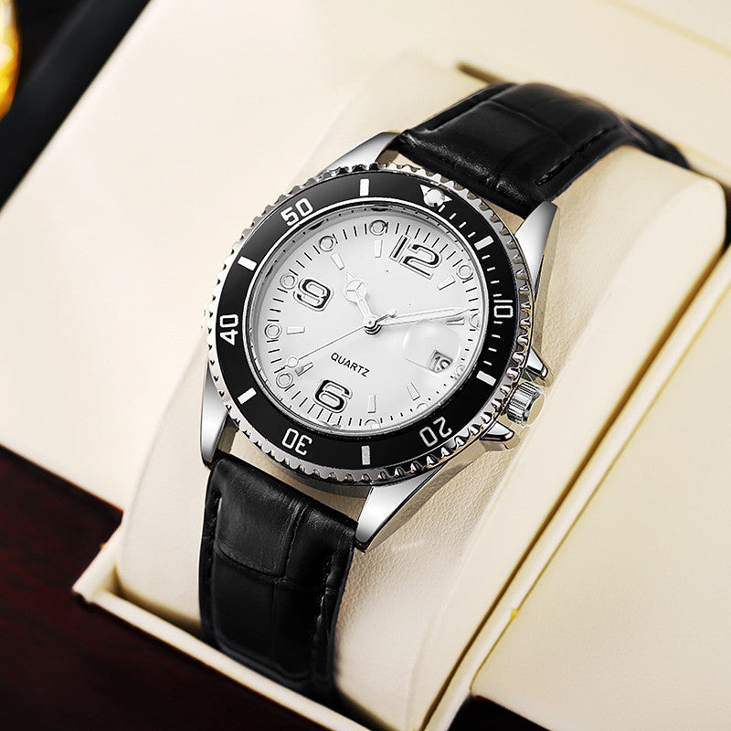 Fashion Simple Scale Quartz Watch For Men