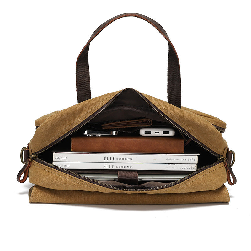 Bærbar Aktenmappe Mænds Skuldertaske Crossbody Udendørs Rejse