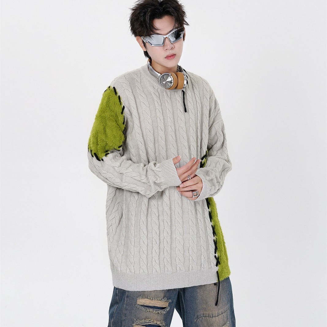 Mænd og kvinder par rundhals casual sweater