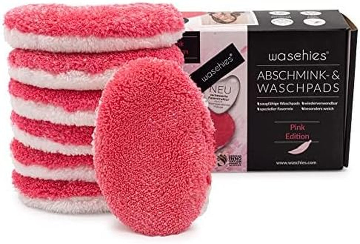 Juego De 6 Almohadillas Desmaquillantes – Albaricoque – Lavables, Reutilizables E Hipoalergénicas, Limpieza Facial Suave – Todos Los Tipos De Piel – Alternativa a Las Almohadillas De Algodón