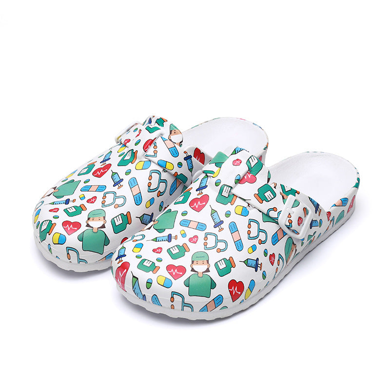 Operating Room Slippers EVA Toe Box Soft Bottom Protection