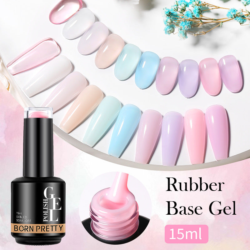 Nail Color Powder Transparent Function Phototherapy Plastic
