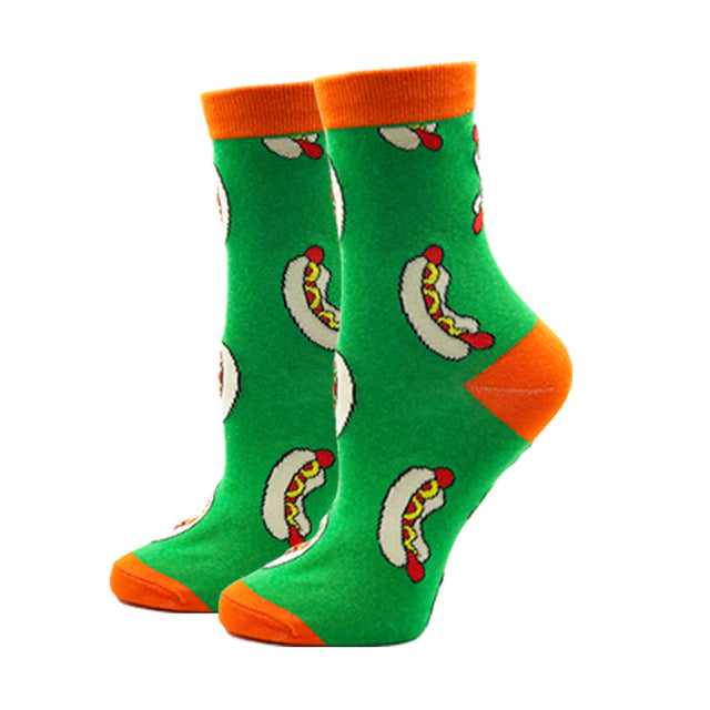 Women's Casual Fashion Simple Jacquard Socks