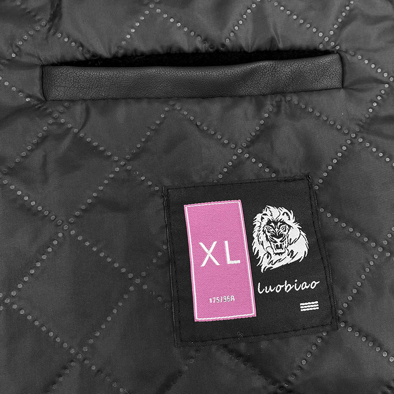 Men's Faux Fur Coat Mink Skin Slim Fit Short