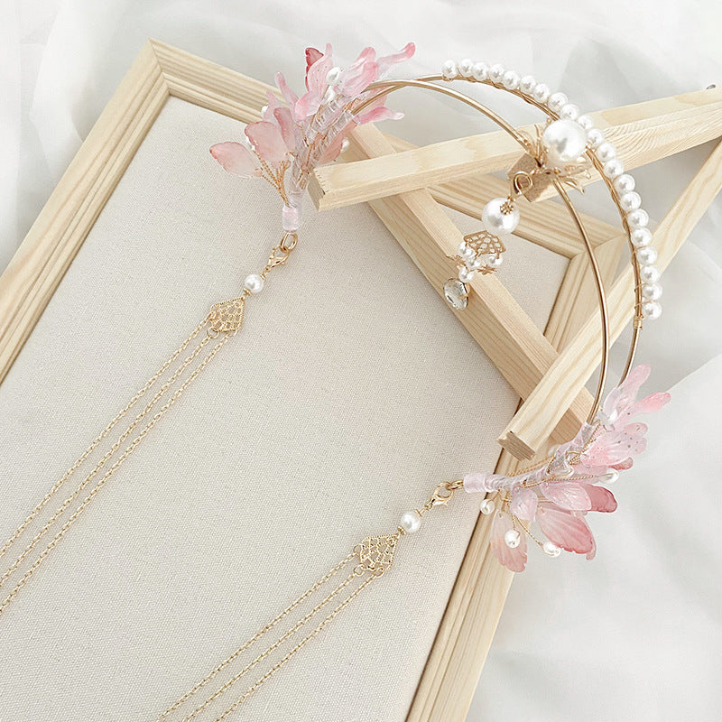 Children's Hanfu Headdress Girls Antique Forehead Hairband