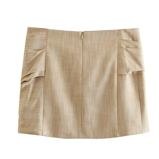 European And American Womens Floral-decorated Skirt