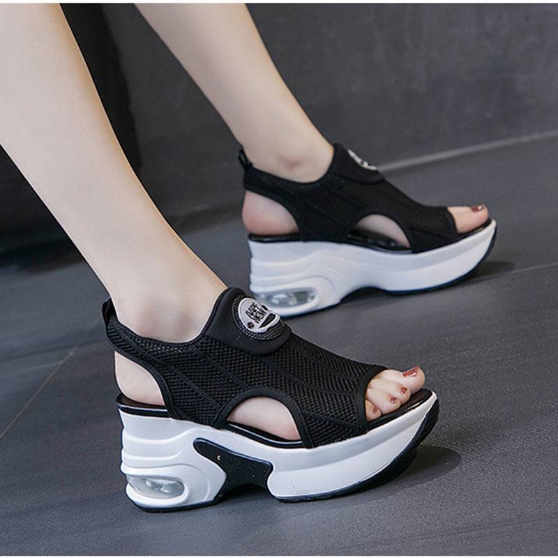 Platform Wedge Casual Flyknit Sports Sandals