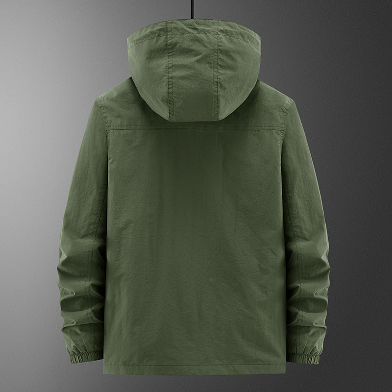 Herre Fritid Løs Outdoor Shelljakke