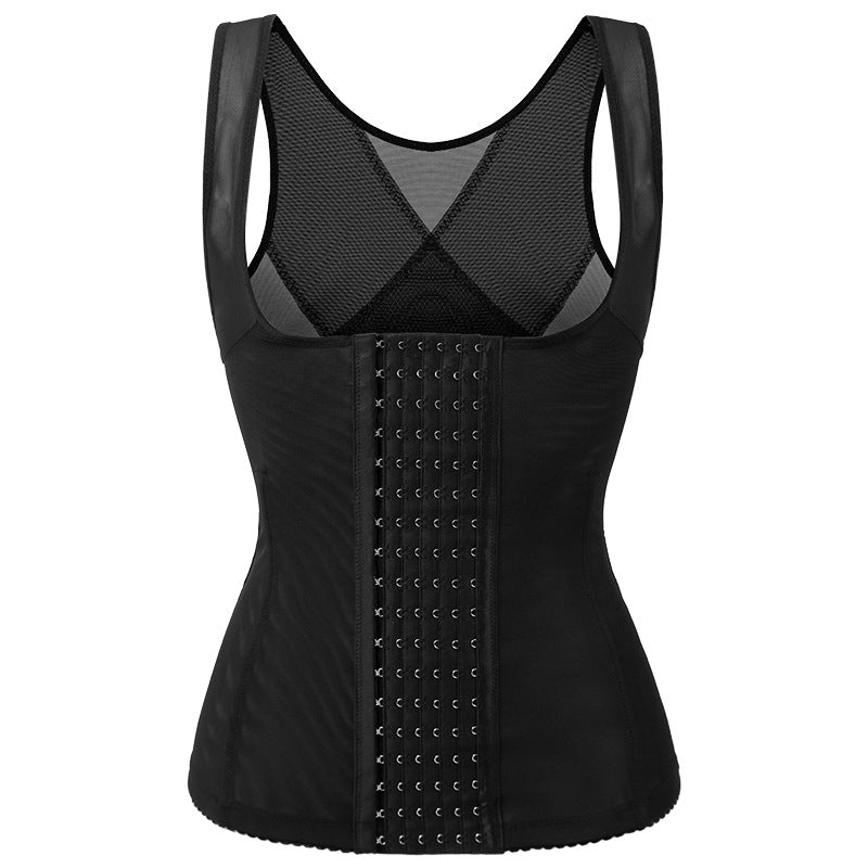 Body-shaping Waist-cinching Tummy-control Vest With Uplift And Push-up Support