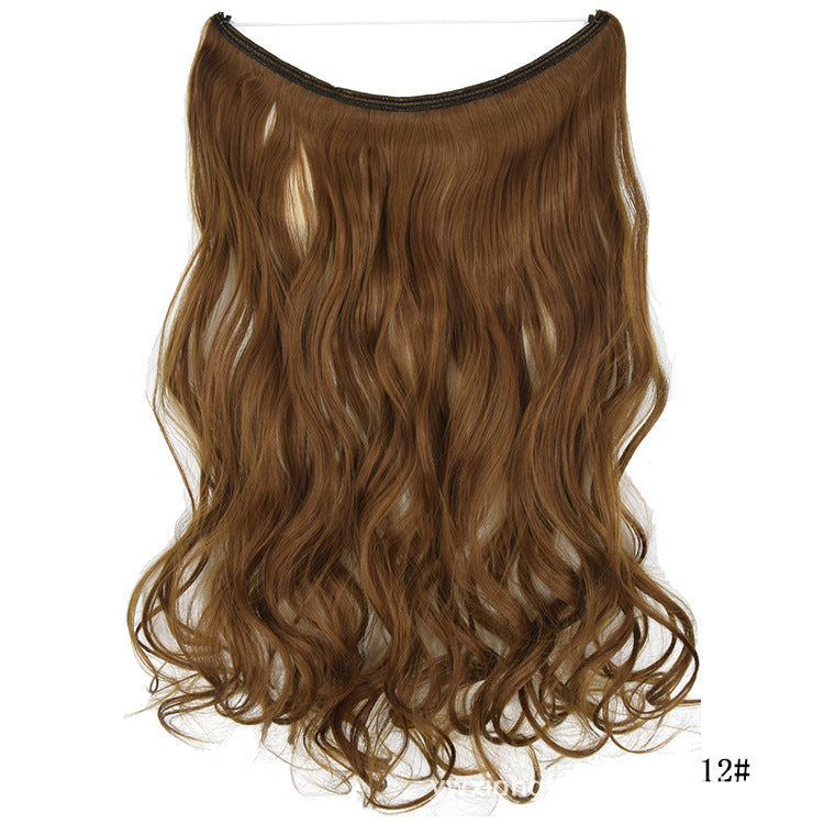 Women's One-piece Seamless Hair Extension Wig Set