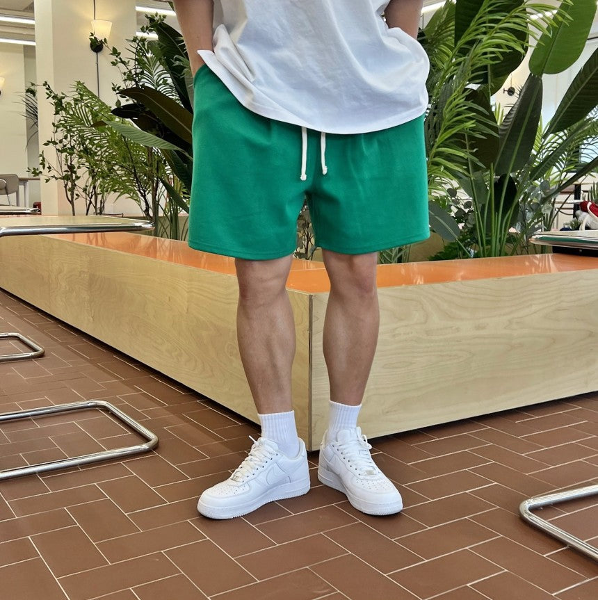 Summer New Dynamic Casual Breathable Solid Color Fitness Pants Men