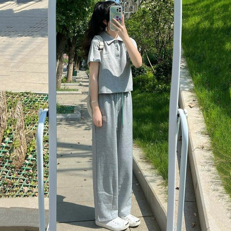 Short-sleeved Pants Running Casual Two-piece Set