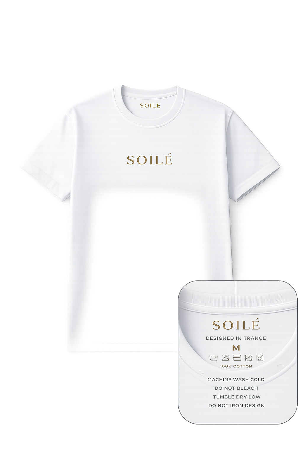 Heavyweight Pure Cotton Crewneck T-shirt
