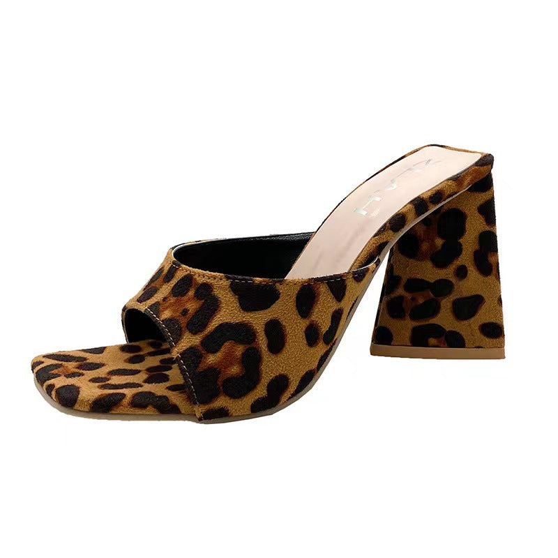European And American Spring Trade Large Size Women's Shoes Triangle Thick