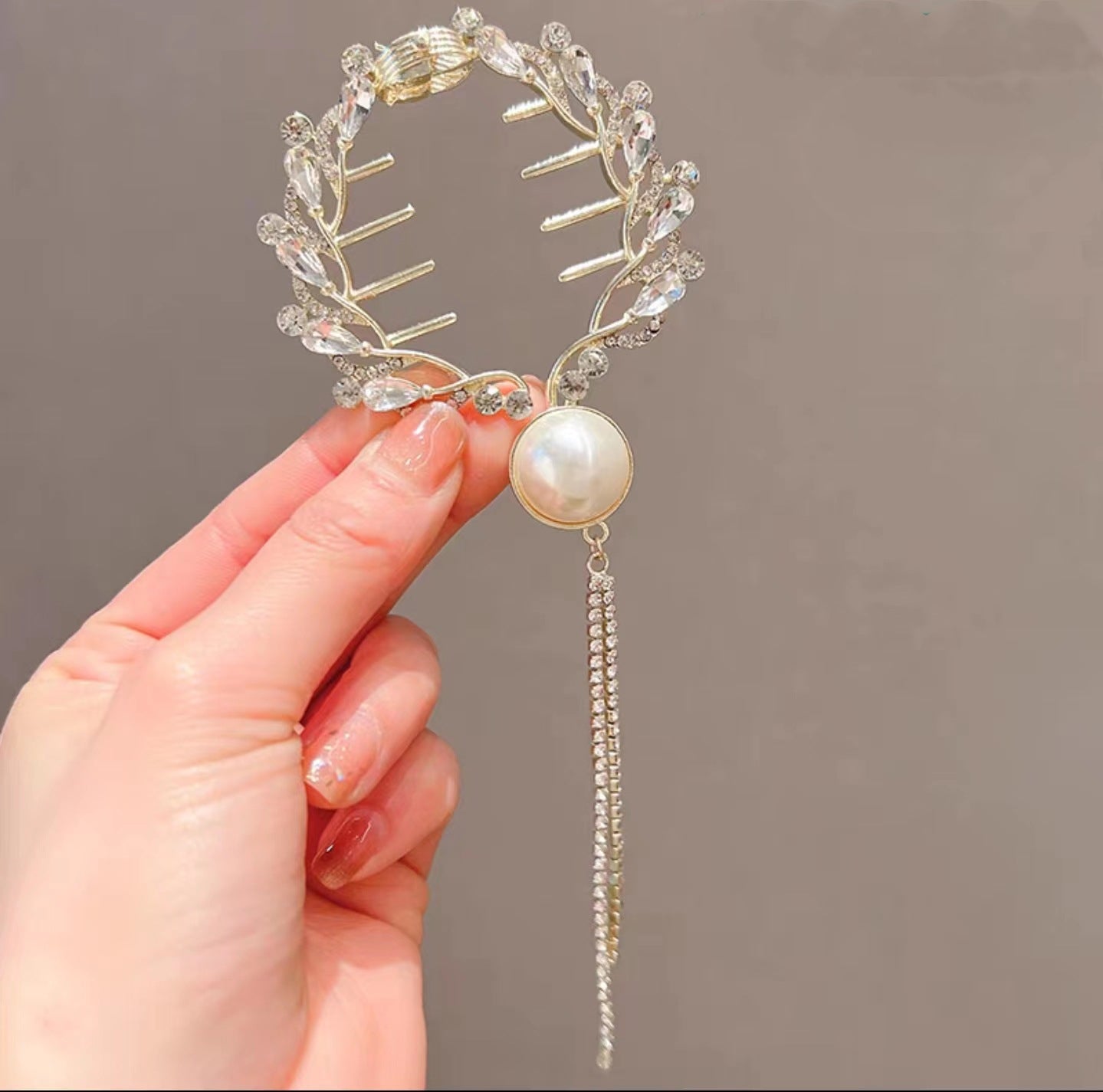 Light Luxury Ponytail Buckle Hairpin Senior Sense Updo Hair