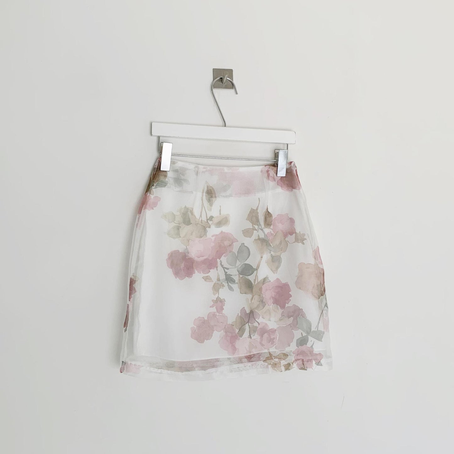 Sun Protection Shirt High Waist Color Printing Chiffon Skirt