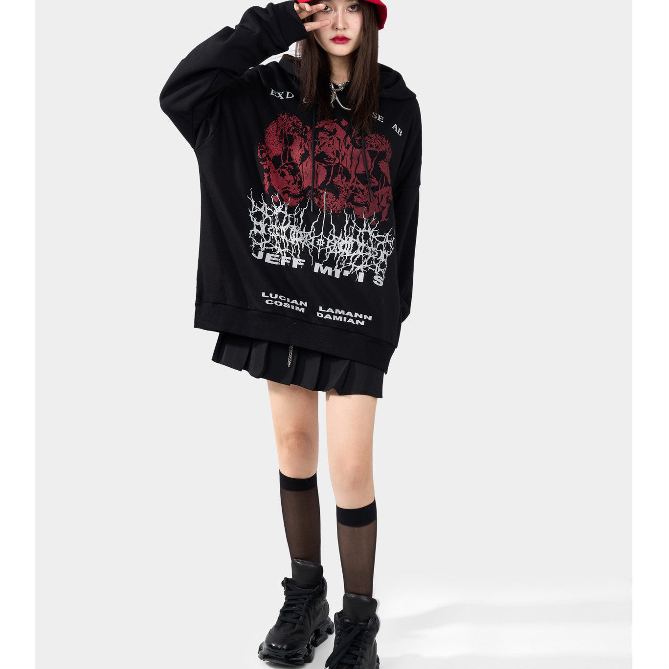 Unisex Hættetrøje Tide Brand Løs Sweater High Street