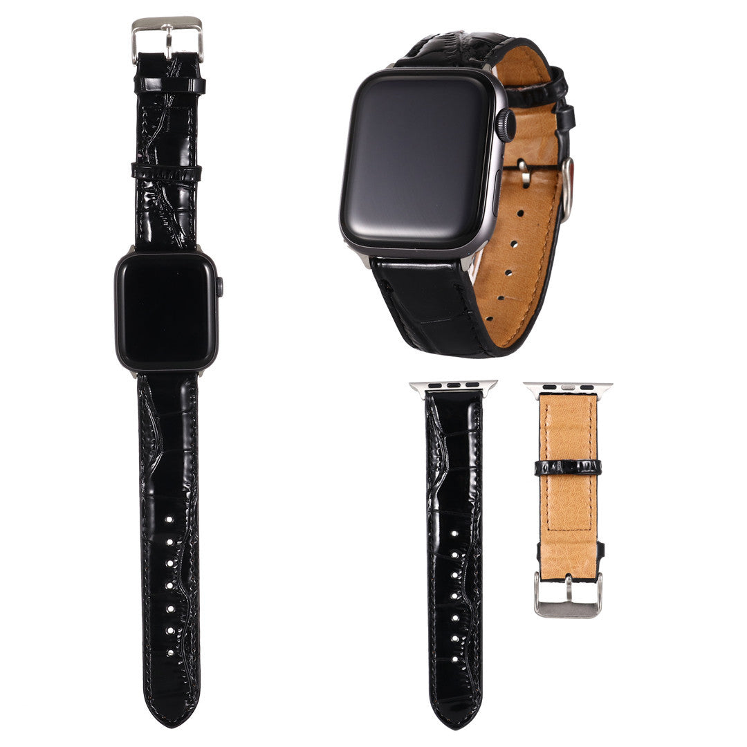 Print Unisex Leather Bowl Strap Watch