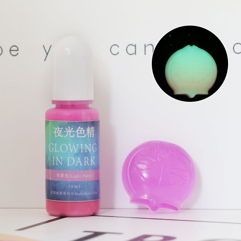 DIY Epoxy Resin Luminous Pigment UV Crystal Drop Glue Mold Color With Luminous Color