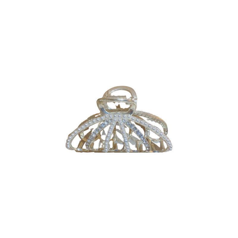 Diamond Pearl Gingko Leaf Butterfly Tulip Hairpin