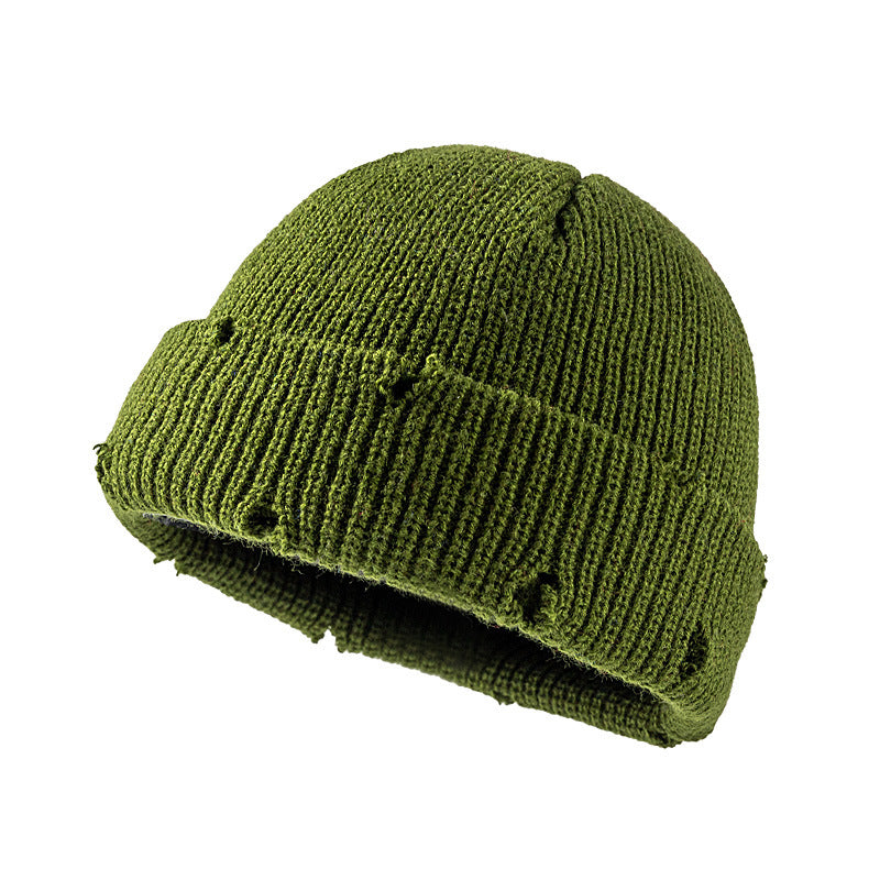 Men's Short Dome Korean Style Knitted Hat
