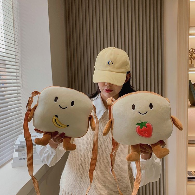 Funny And Cute Plush Messenger Bag