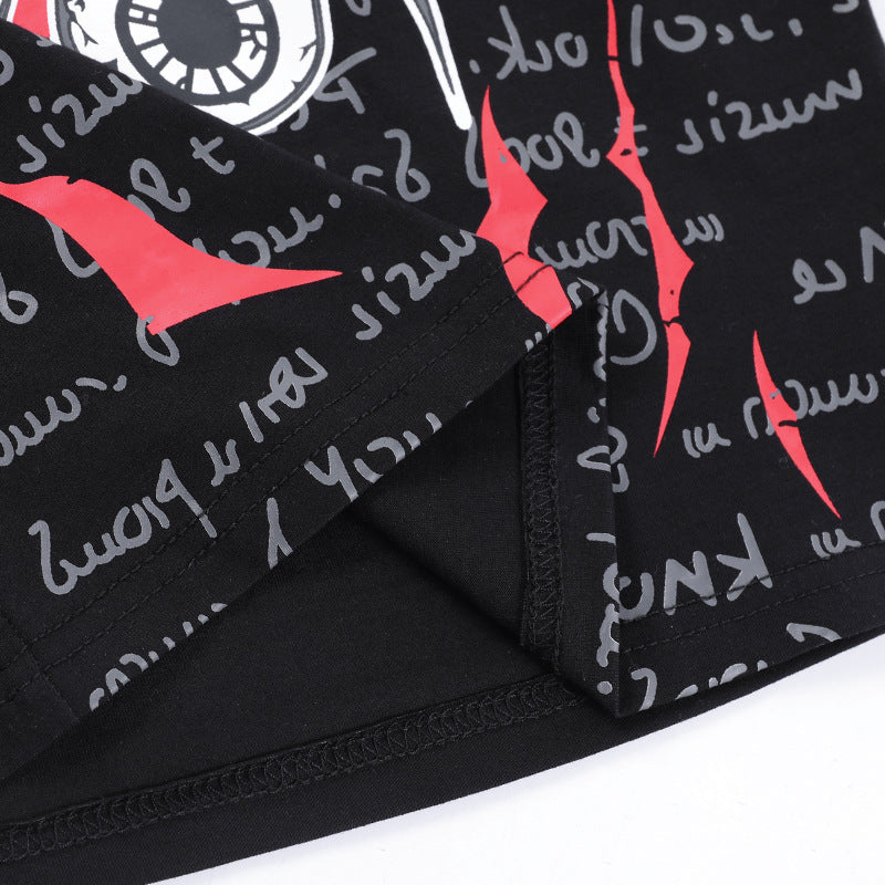Spider Print Sexy Slim Waist Spice Girl Halter Top