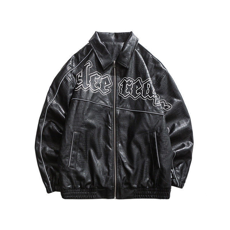 High Street Locomotive PU Snake Skin Pattern Overalls