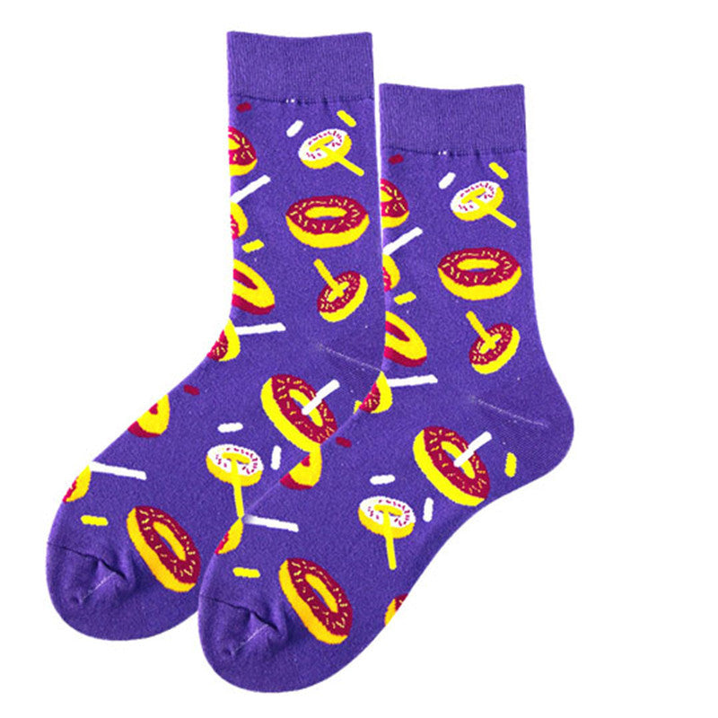 Artistic Cotton Socks Ins Four Seasons Trendy Women's Socks Cat