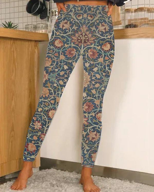 Hawaiian Style Digital Printing 3D Leggings For Men And Women