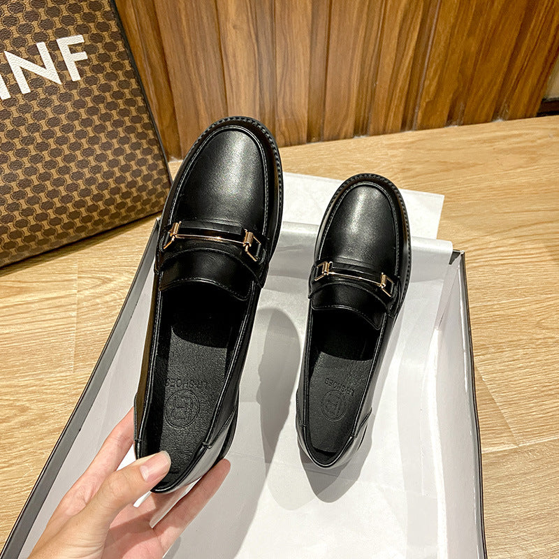 Women's British Style Soft Leather Shoes