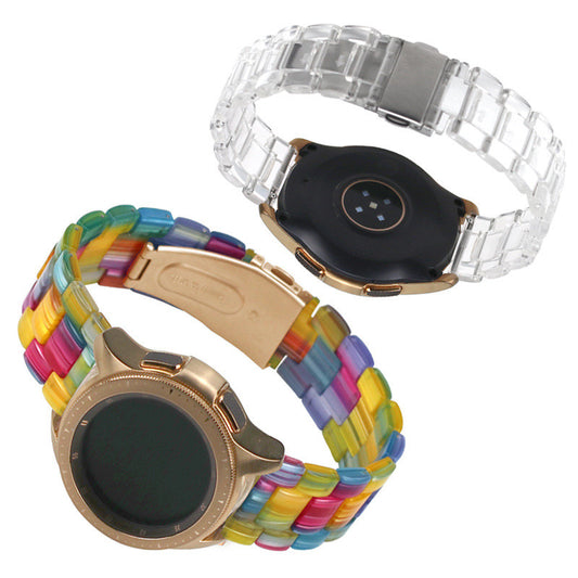 Suitable Resin Strap 20 22mm Glacier Rainbow