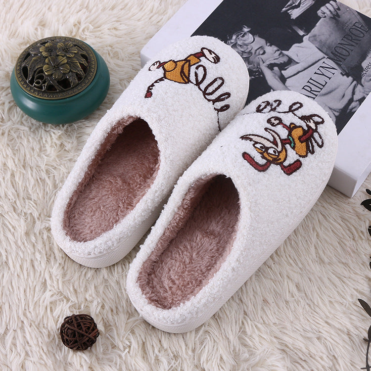 Warm Non Slip Fluffy Slippers