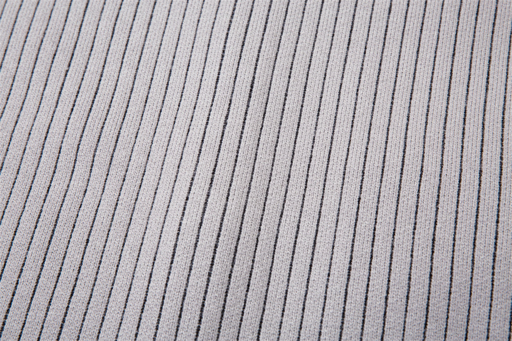 Men's Fashion Stripe Knitted Sweater Coat