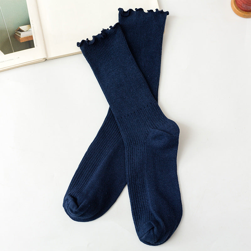 Japanese Autumn And Winter Cotton Socks Thin Section