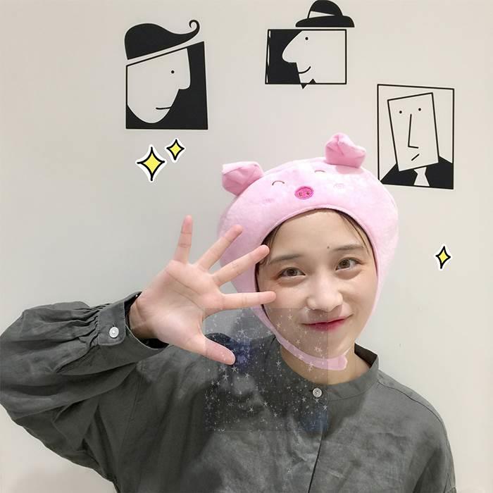 Cute Plush Girl's Heart Photo Props Female Cartoon Rabbit Ears