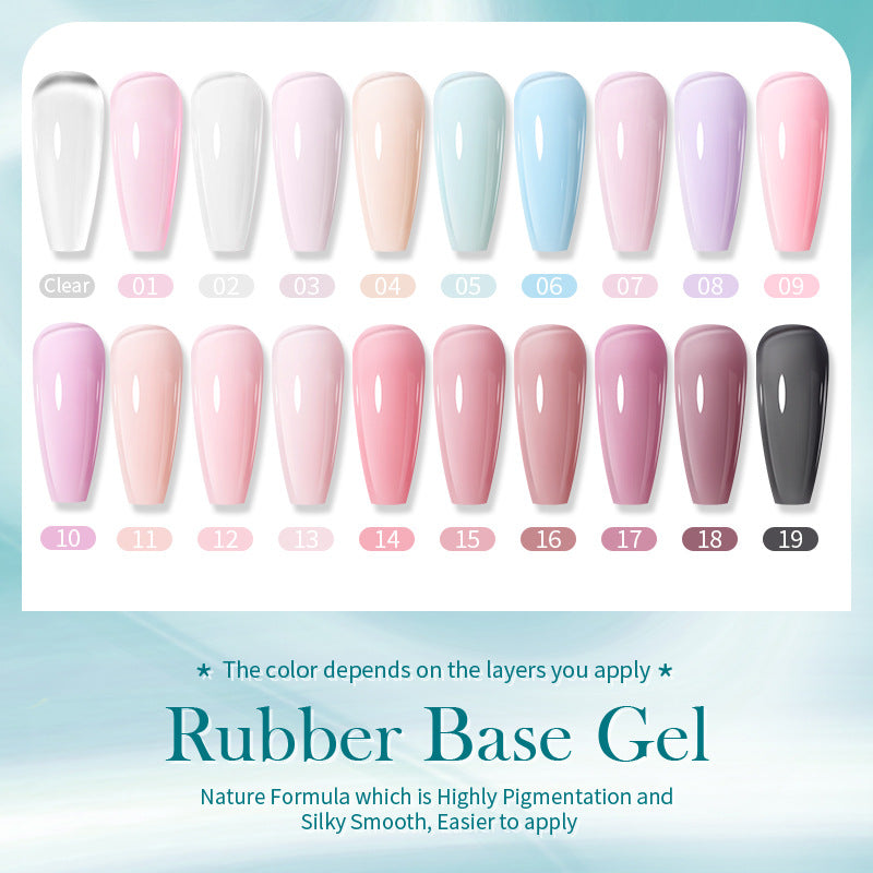 Nail Color Powder Transparent Function Phototherapy Plastic